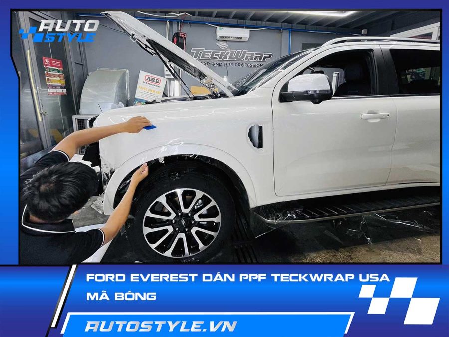 Ford Everest Dán PPF Teckwrap USA Mã Bóng