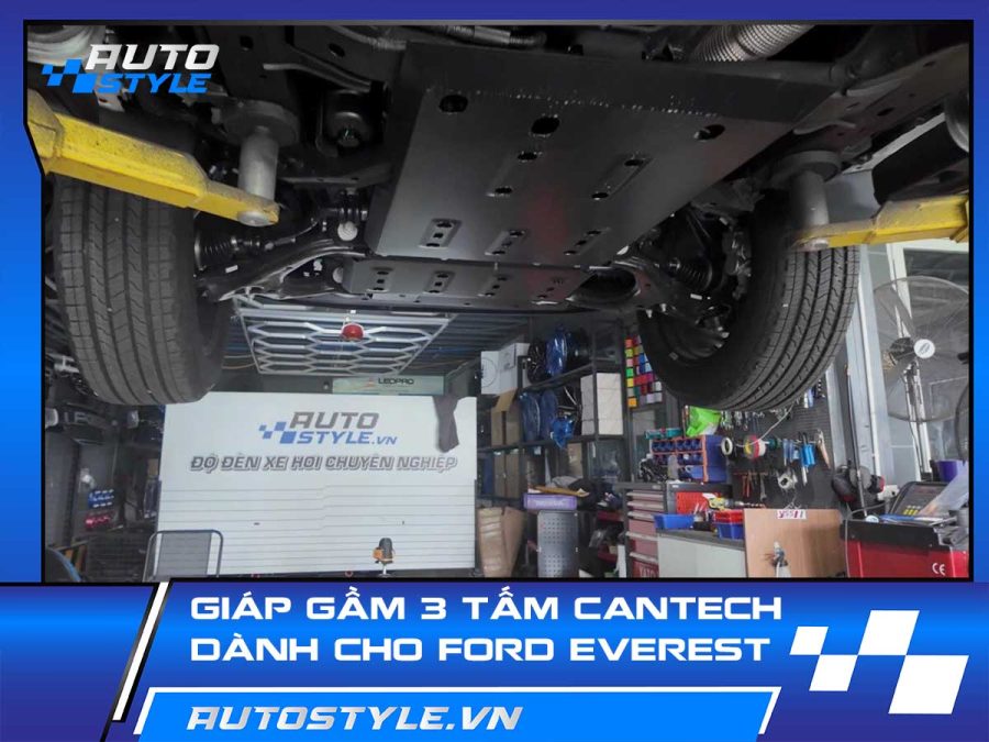 Giáp Gầm 3 Tấm Cantech Dành Cho Ford Everest