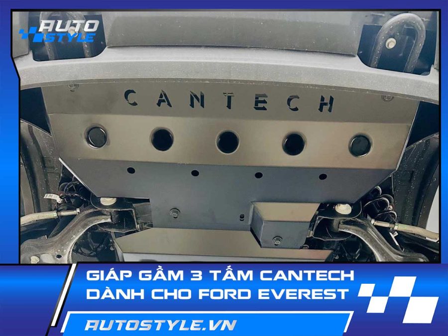 Giáp Gầm 3 Tấm Cantech Dành Cho Ford Everest