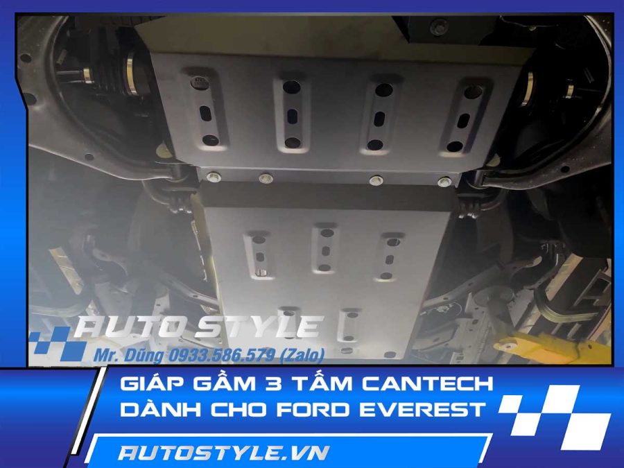 Giáp Gầm 3 Tấm Cantech Dành Cho Ford Everest