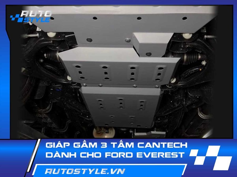 Giáp Gầm 3 Tấm Cantech Dành Cho Ford Everest
