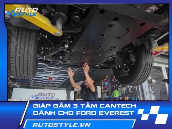 Giáp Gầm 3 Tấm Cantech Dành Cho Ford Everest