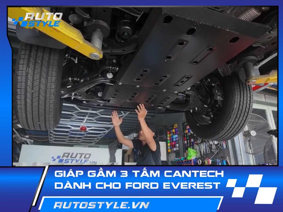 Giáp Gầm 3 Tấm Cantech Dành Cho Ford Everest