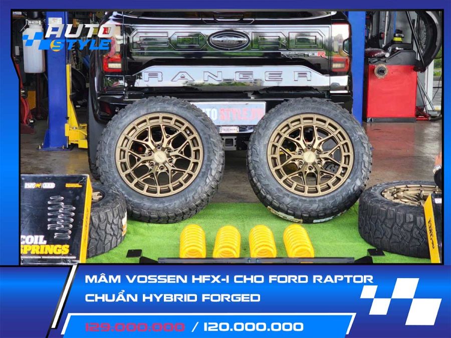Mâm Vossen HFX-1 Cho Ford Raptor – Chuẩn Hybrid Forged