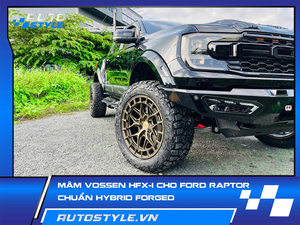Mâm Vossen HFX-1 Cho Ford Raptor – Chuẩn Hybrid Forged