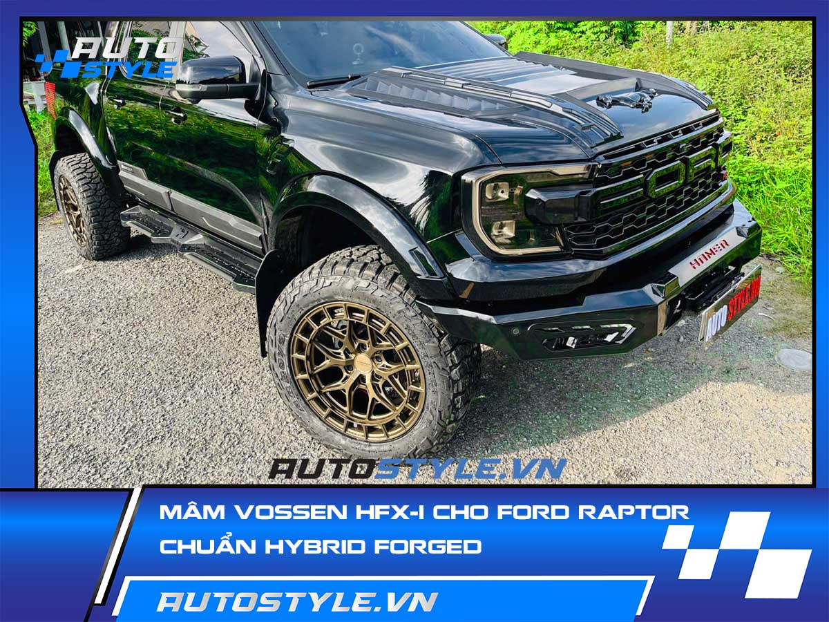 Mâm Vossen HFX-1 Cho Ford Raptor – Chuẩn Hybrid Forged