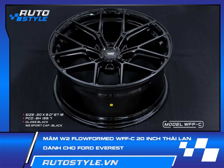 Mâm W2 FlowFormed WFF-C 20 Inch Thái Lan Dành Cho Ford Everest