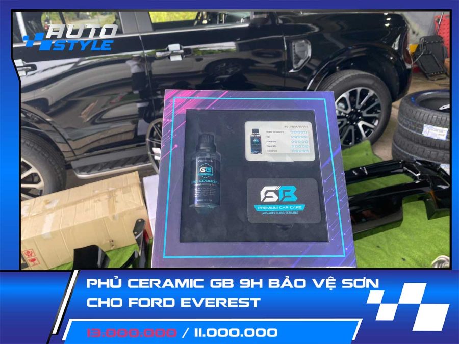 Phủ Ceramic GB 9H Cho Ford Everest