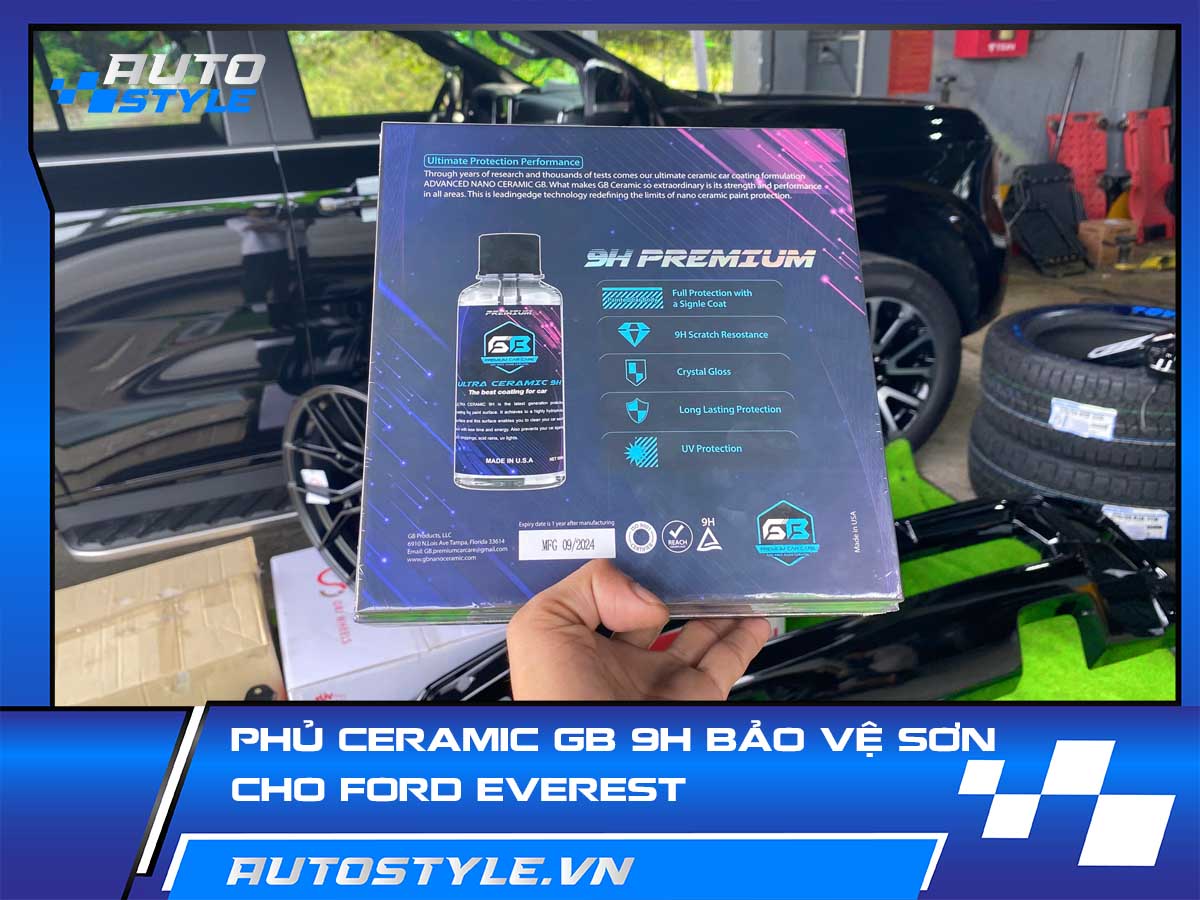Phủ Ceramic GB 9H Cho Ford Everest