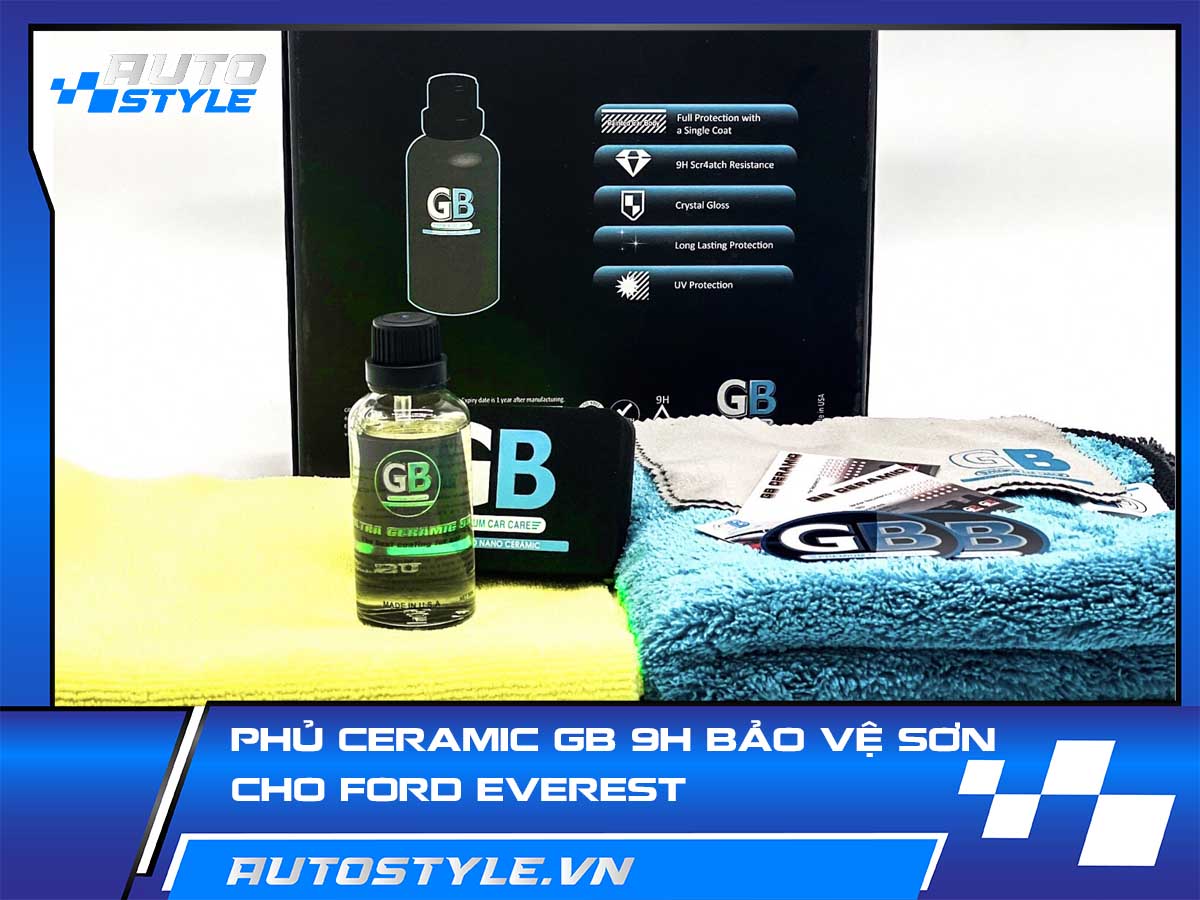 Phủ Ceramic GB 9H Cho Ford Everest