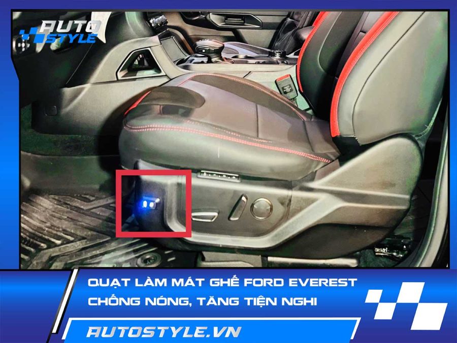 Quạt Làm Mát Ghế Ford Everest – Giải Pháp Chống Nóng, Tăng Tiện Nghi