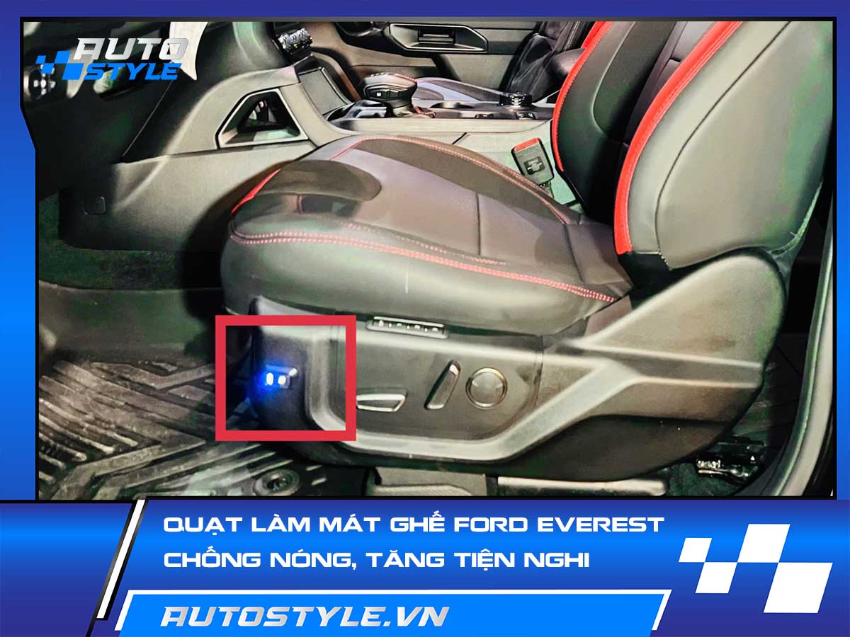 Quạt Làm Mát Ghế Ford Everest – Giải Pháp Chống Nóng, Tăng Tiện Nghi