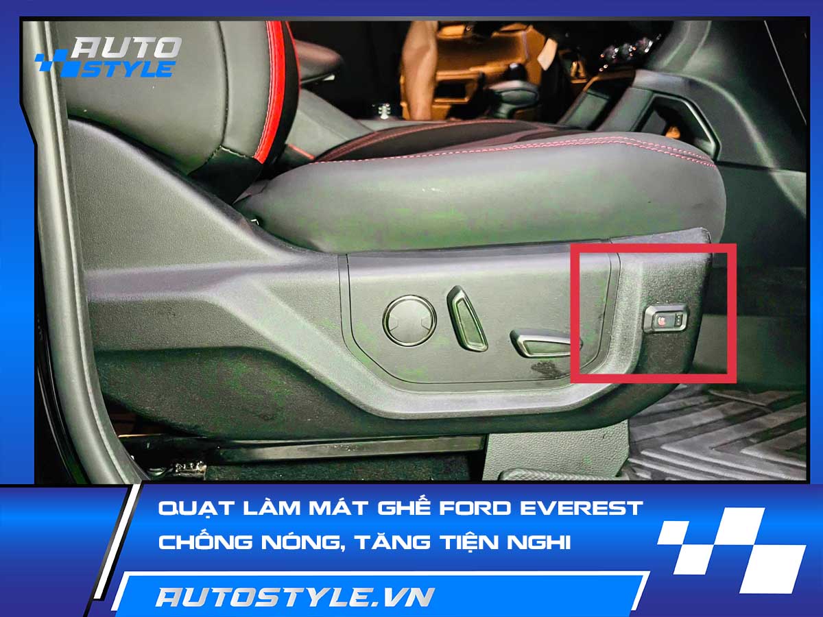 Quạt Làm Mát Ghế Ford Everest – Giải Pháp Chống Nóng, Tăng Tiện Nghi