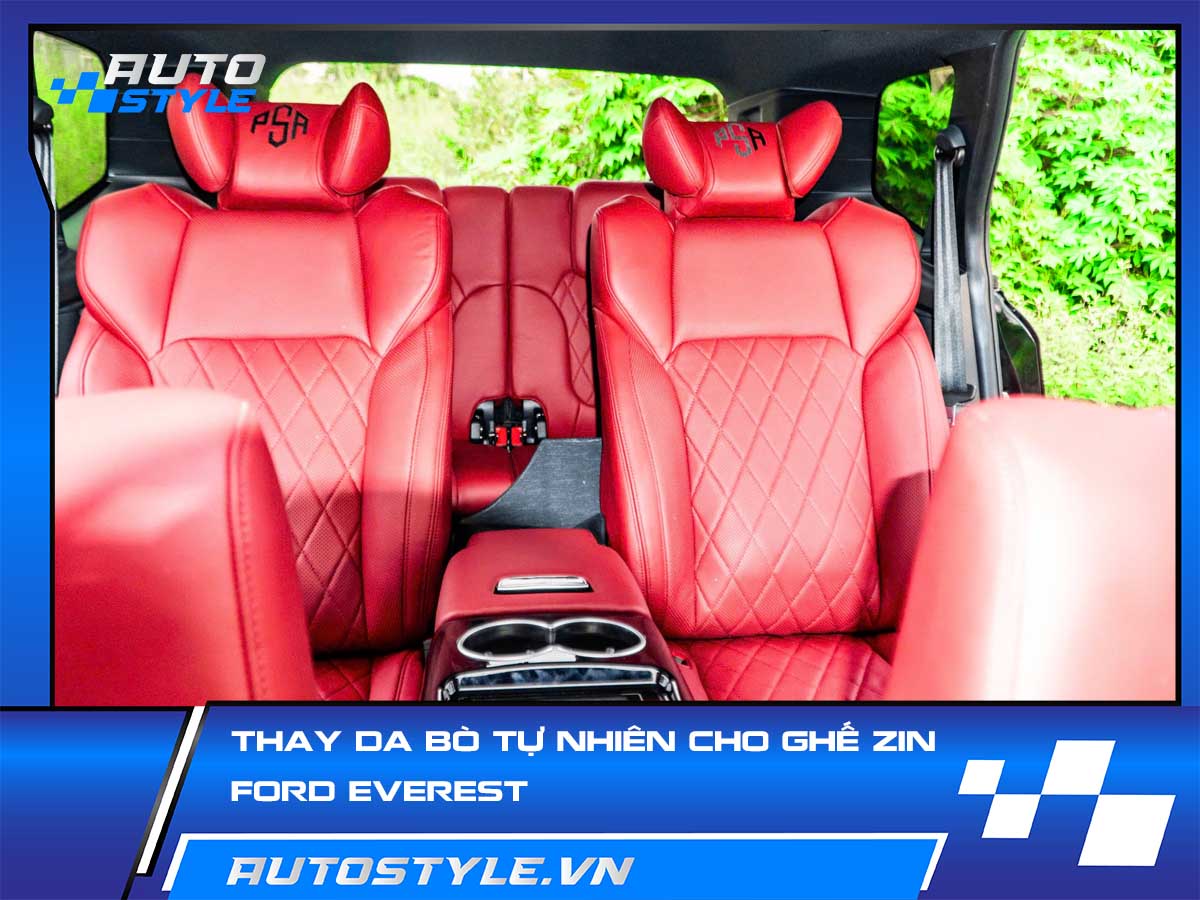 Thay Da Bò Tự Nhiên Cho Ghế Zin Ford Everest
