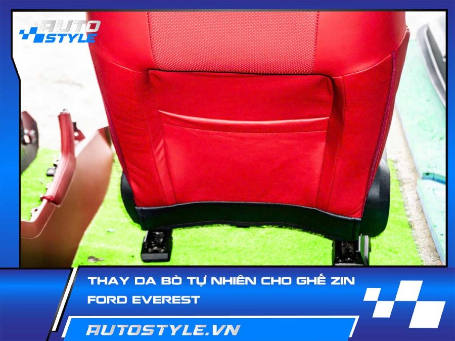 Thay Da Bò Tự Nhiên Cho Ghế Zin Ford Everest