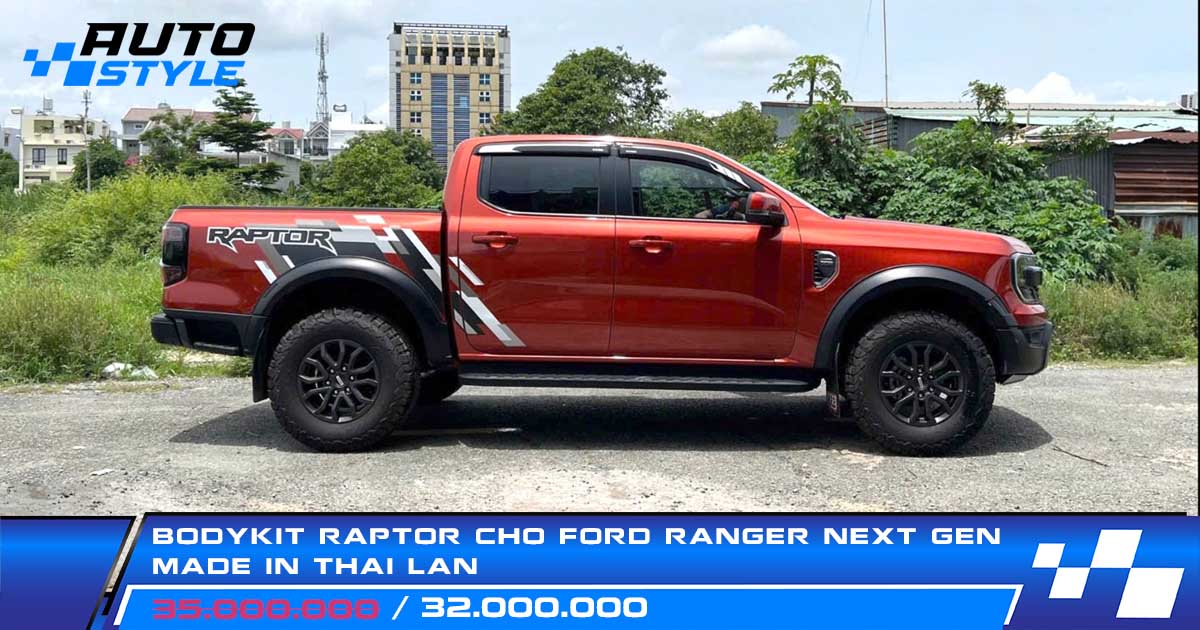 Bodykit Raptor Thái Lan Cho Ranger Next Gen – Nâng Cấp Chuẩn Raptor ...