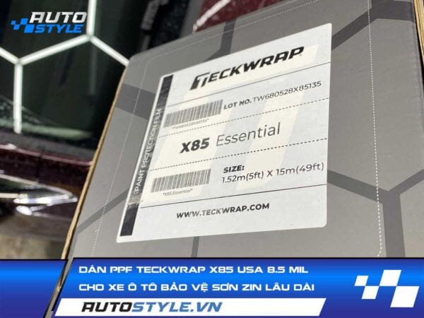 Dán PPF TeckWrap X85 USA 8.5 Mil Cho Xe Ô Tô Bảo Vệ Sơn Zin Lâu Dài