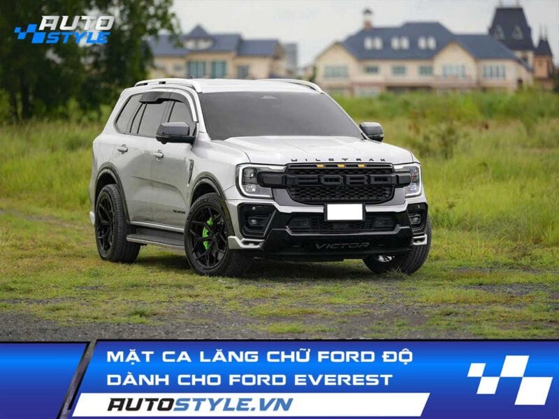 Mặt Ca Lăng Chữ FORD Độ Dành Cho Ford Everest - AUTO STYLE