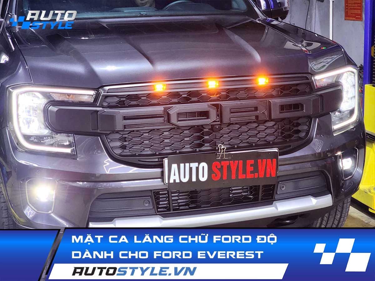 Mặt Ca Lăng Chữ FORD Độ Dành Cho Ford Everest