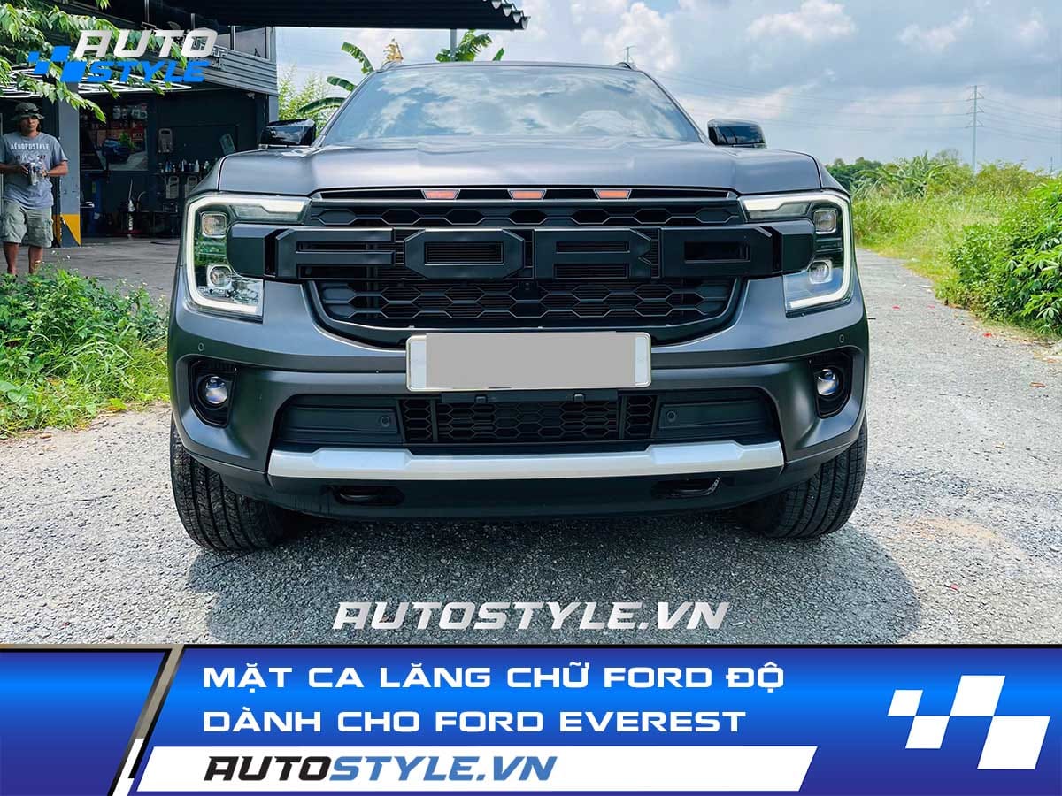 Mặt Ca Lăng Chữ FORD Độ Dành Cho Ford Everest