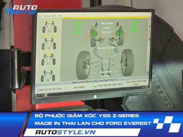 Bộ Phuộc Giảm Xóc YSS Z-Series Made In Thai Lan Cho Ford Everest