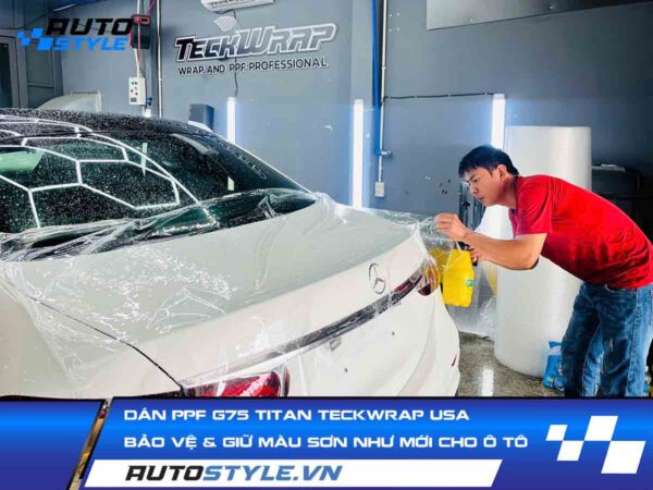 Dán PPF G75 Titan Teckwrap USA Bảo Vệ Giữ Màu Sơn