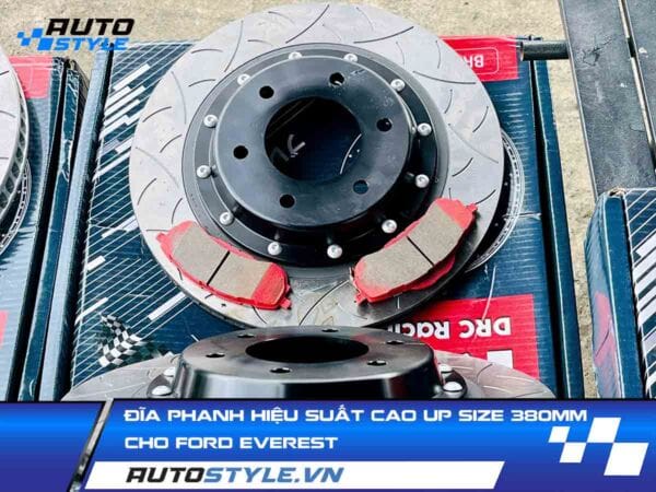Đĩa Phanh Hiệu Suất Cao Up Size 380mm Cho Ford Everest