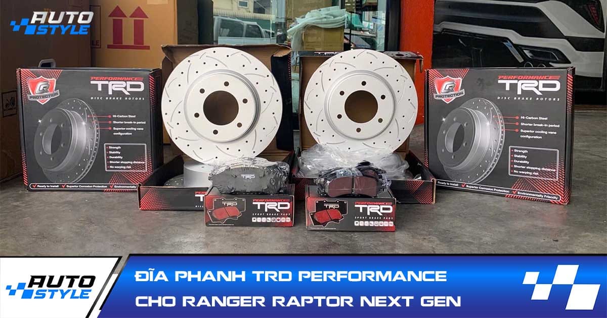 Đĩa Phanh TRD Performance Cho Ranger Raptor Next Gen