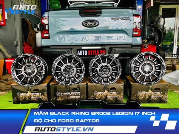 Mâm Black Rhino BR002 Legion 17 Inch Độ Đẳng Cấp Cho Ford Raptor