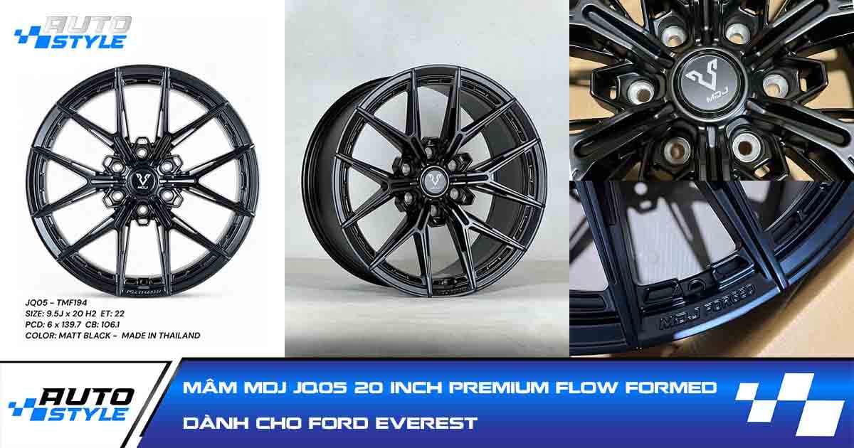 Mâm MDJ JQ05 20 Inch Premium Flow Formed Dành Cho Ford Everest