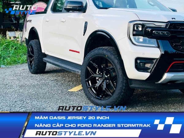Mâm Oasis Jersey 20 Inch Nâng Cấp Cho Ford Ranger Stormtrak