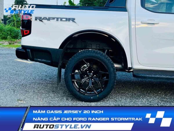 Mâm Oasis Jersey 20 Inch Nâng Cấp Cho Ford Ranger Stormtrak