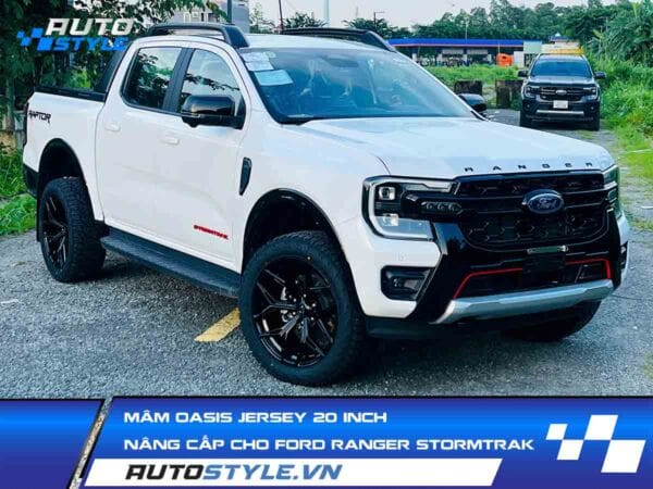 Mâm Oasis Jersey 20 Inch Nâng Cấp Cho Ford Ranger Stormtrak