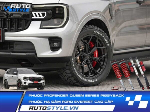 Phuộc Profender Queen Series Piggyback – Phuộc Hạ Gầm Ford Everest Cao Cấp