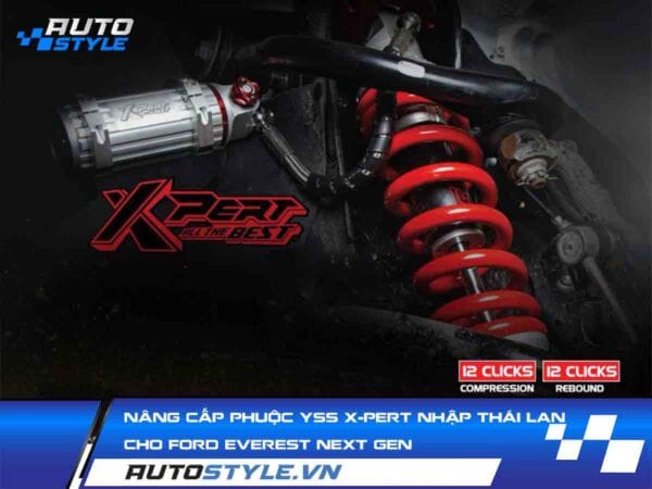 Phuộc YSS X-PERT Nhập Thái Nâng Cấp Cho Ford Everest Next Gen