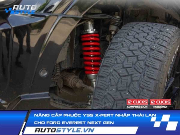 Phuộc YSS X-PERT Nhập Thái Nâng Cấp Cho Ford Everest Next Gen
