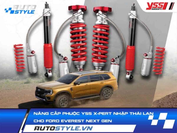 Phuộc YSS X-PERT Nhập Thái Nâng Cấp Cho Ford Everest Next Gen