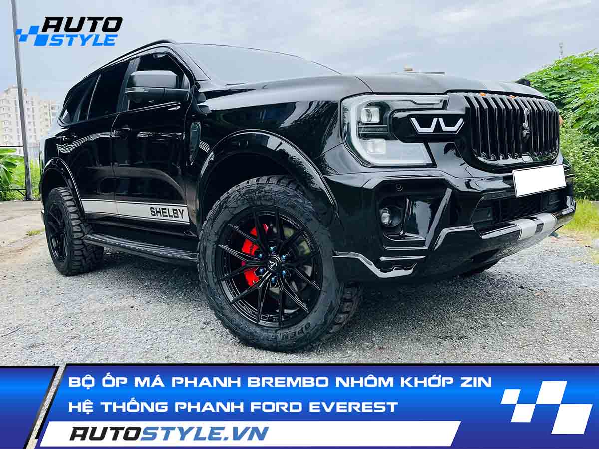 Bộ Ốp Má Phanh Brembo Nhôm Khớp Zin Hệ Thống Phanh Ford Everest