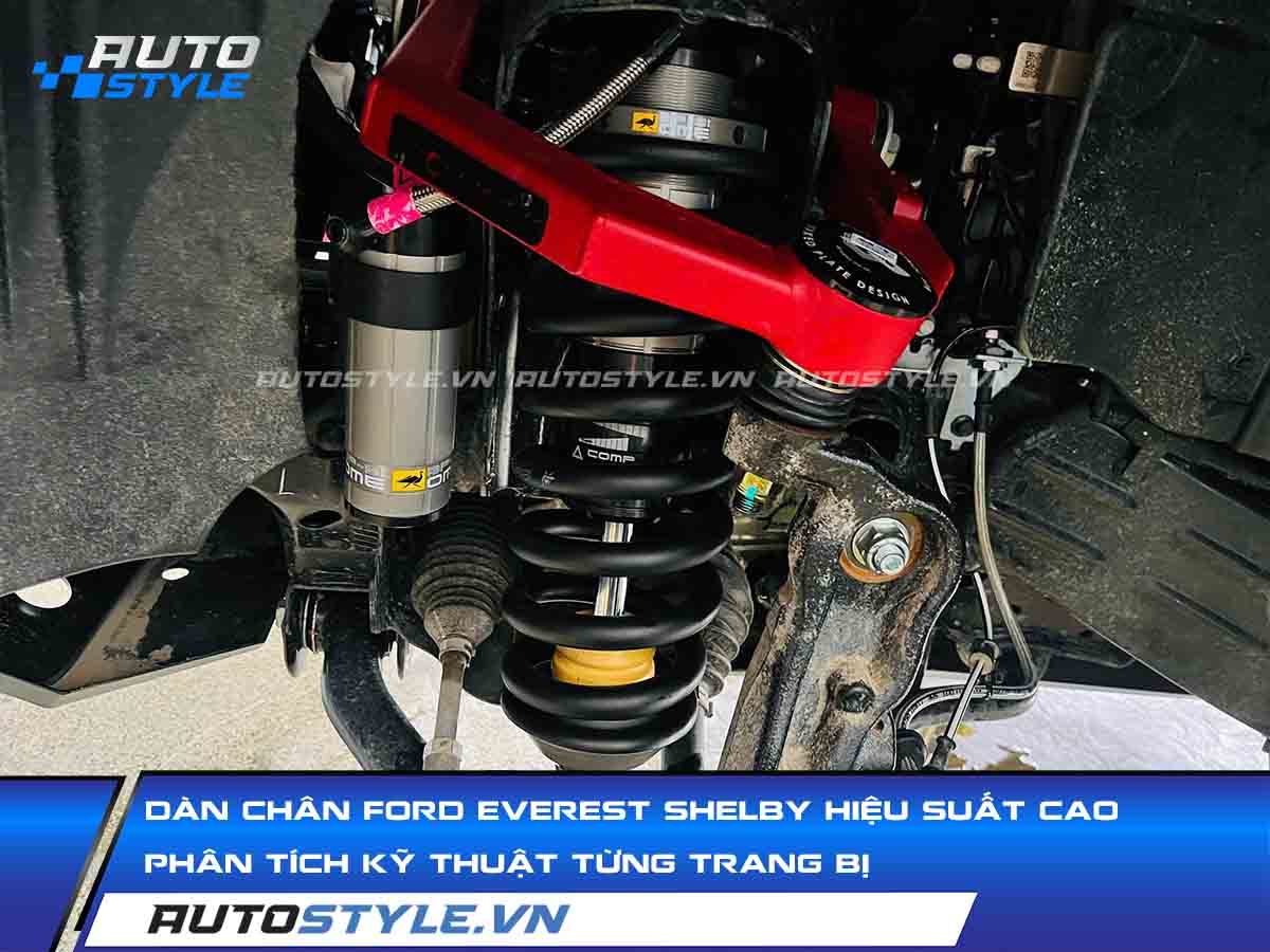 Dàn Chân Ford Everest Shelby Hiệu Suất Cao Phân Tích Kỹ Thuật Từng Trang Bị