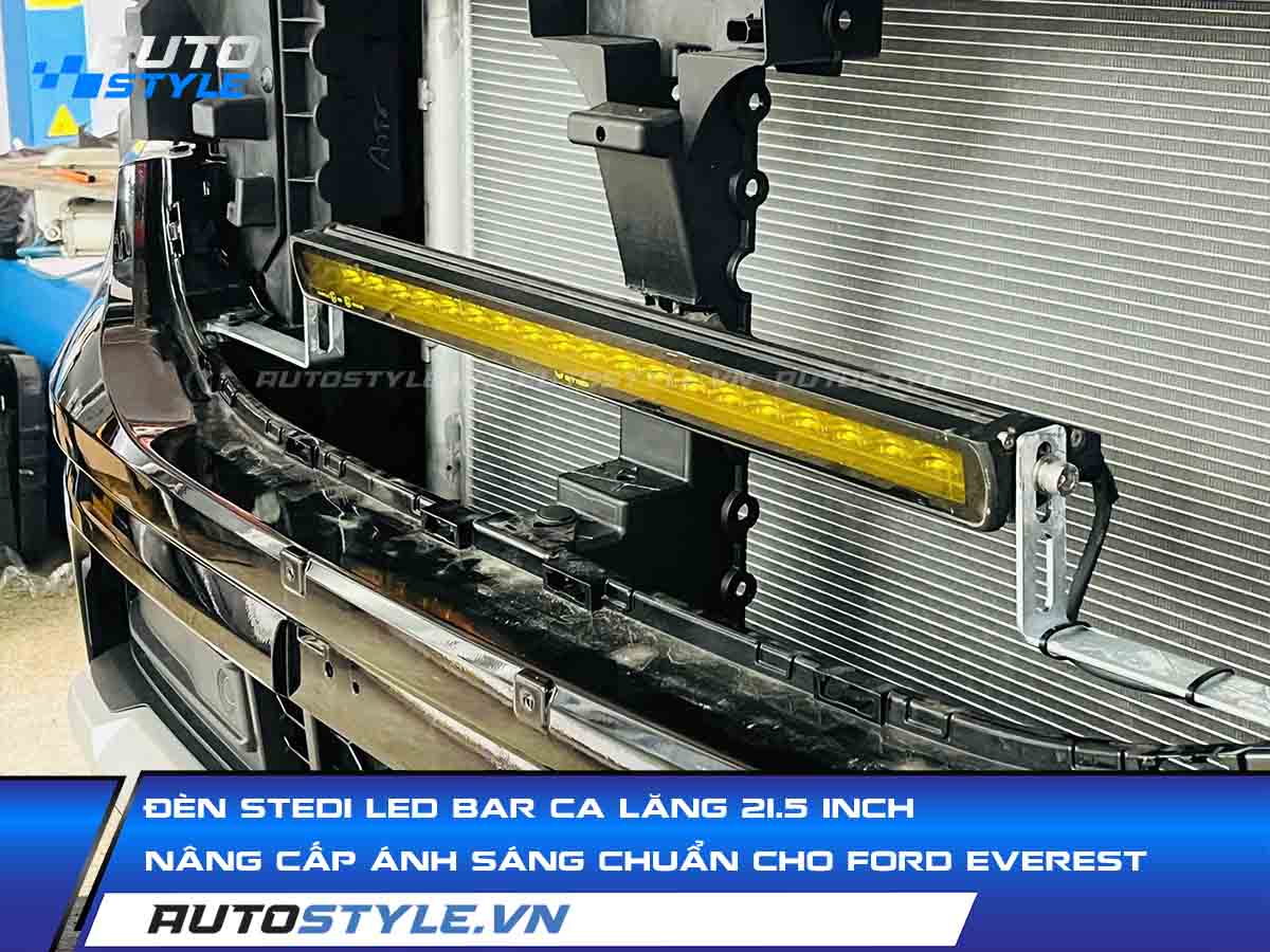 Đèn Stedi LED Bar Ca Lăng 21.5 Inch Nâng Cấp Ánh Sáng Chuẩn Kỹ Thuật Cho Ford Everest