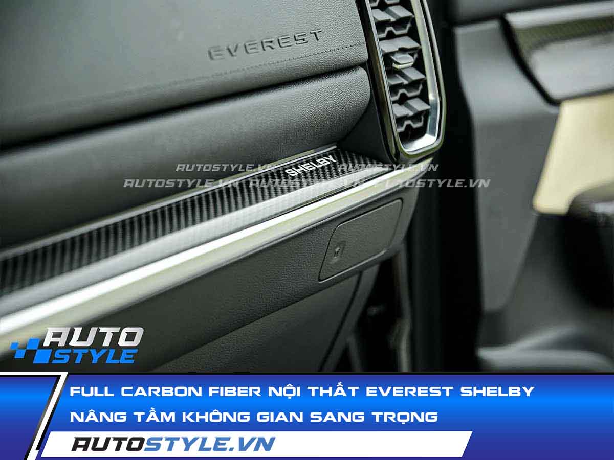 Full Carbon Fiber Nội Thất Everest Shelby Nâng Tầm Không Gian Sang Trọng