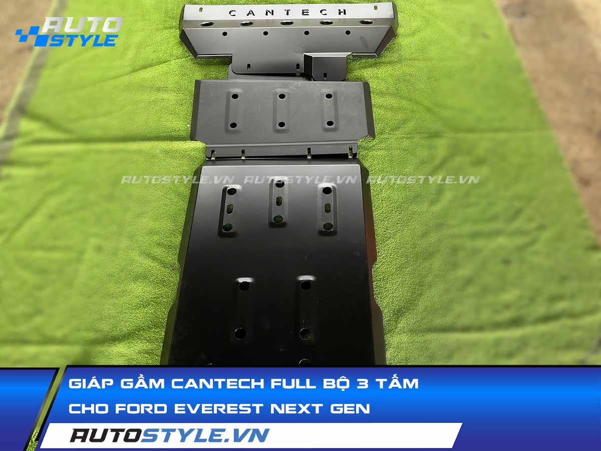 Giáp Gầm Cantech Full Bộ 3 Tấm Cho Ford Everest Next Gen