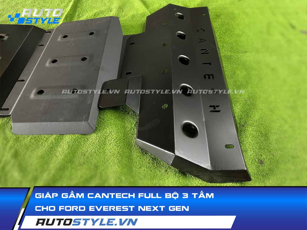 Giáp Gầm Cantech Full Bộ 3 Tấm Cho Ford Everest