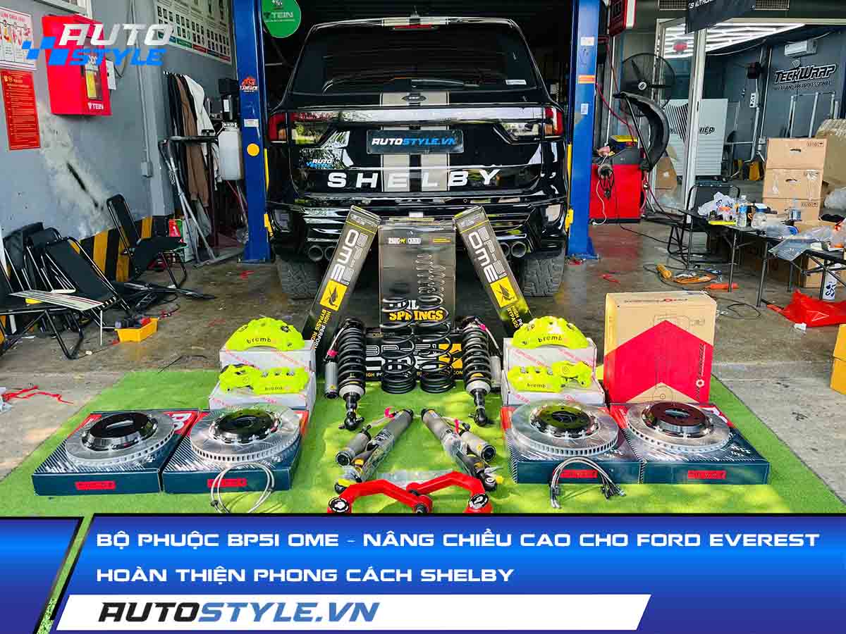 Lắp Bộ Phuộc BP51 OME Hoàn Thiện Phong Cách Shelby Cho Ford Everest