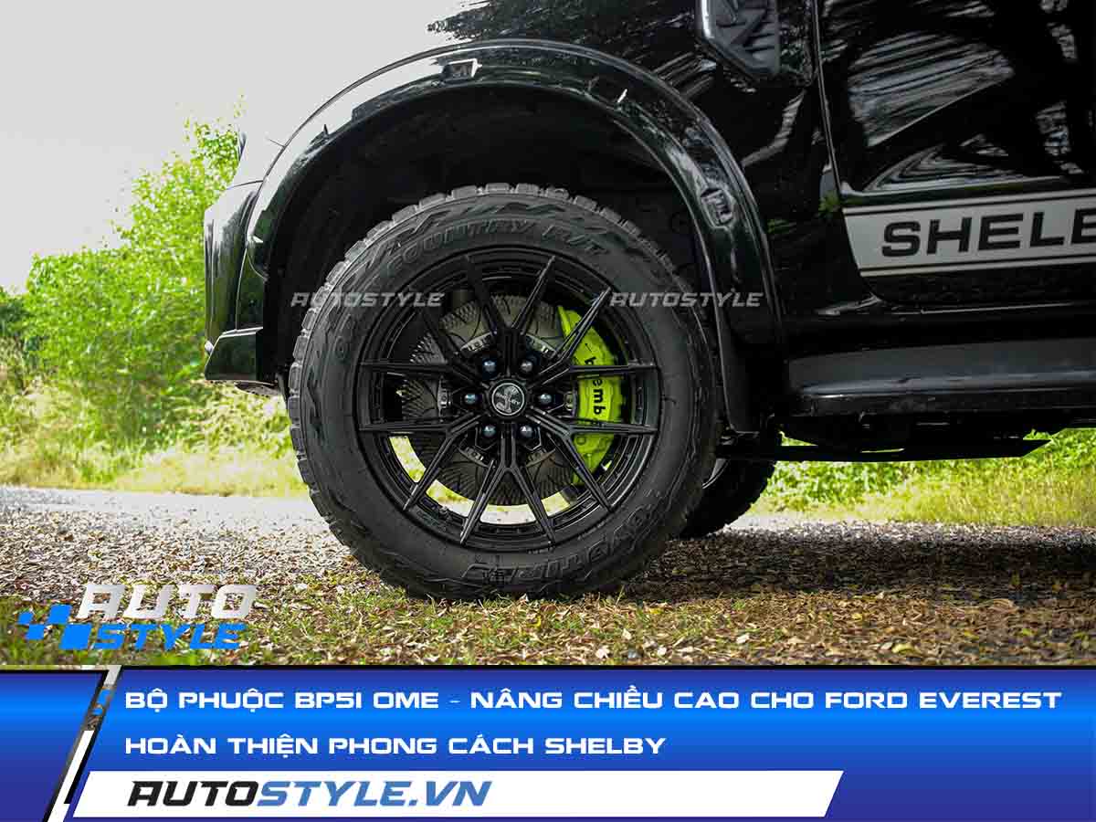 Lắp Bộ Phuộc BP51 OME Nâng Chiều Cao Cho Ford Everest