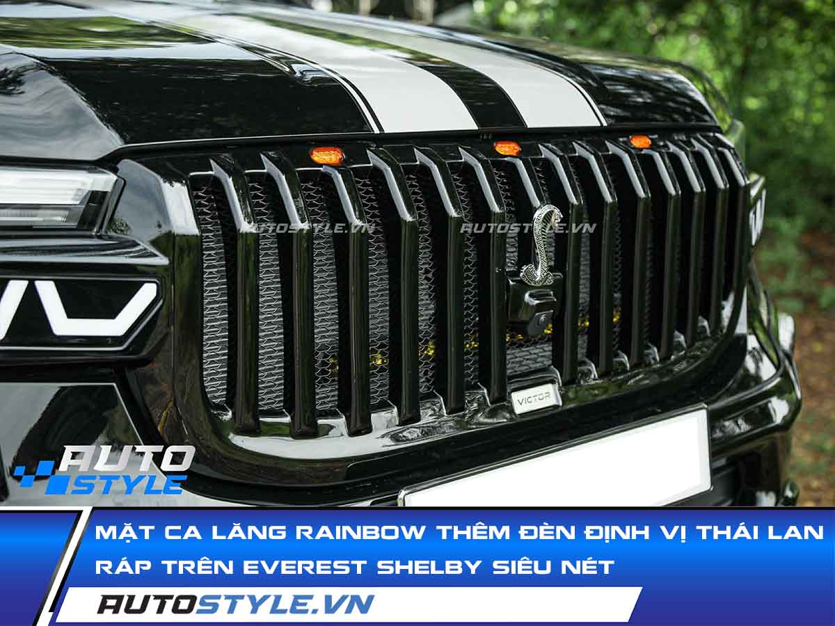 Mặt Ca Lăng Rainbow Thêm Đèn Định Vị Thái Lan Ráp Trên Everest Siêu Nét