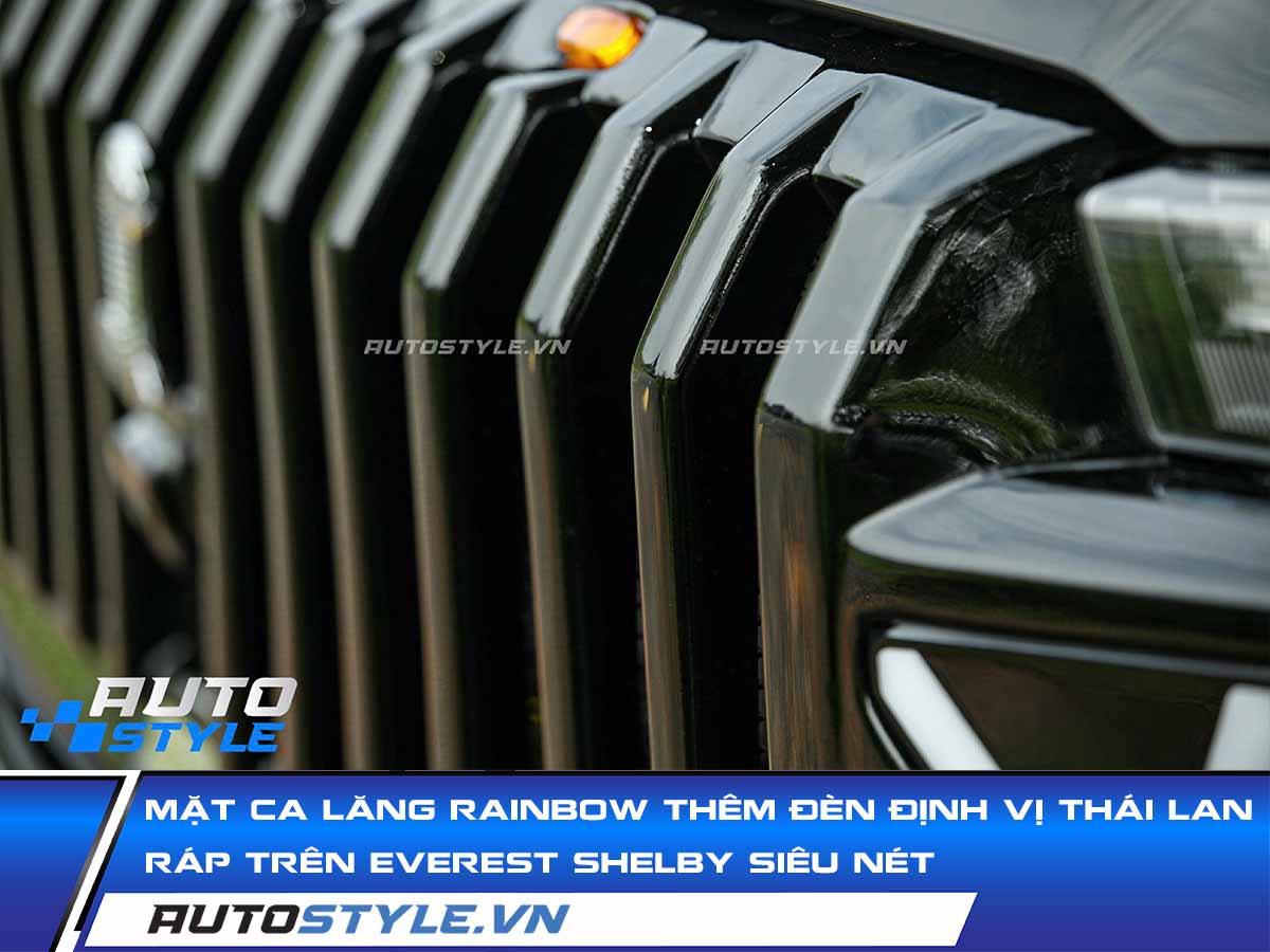 Mặt Ca Lăng Rainbow Thêm Đèn Định Vị Thái Lan Ráp Trên Everest Siêu Nét