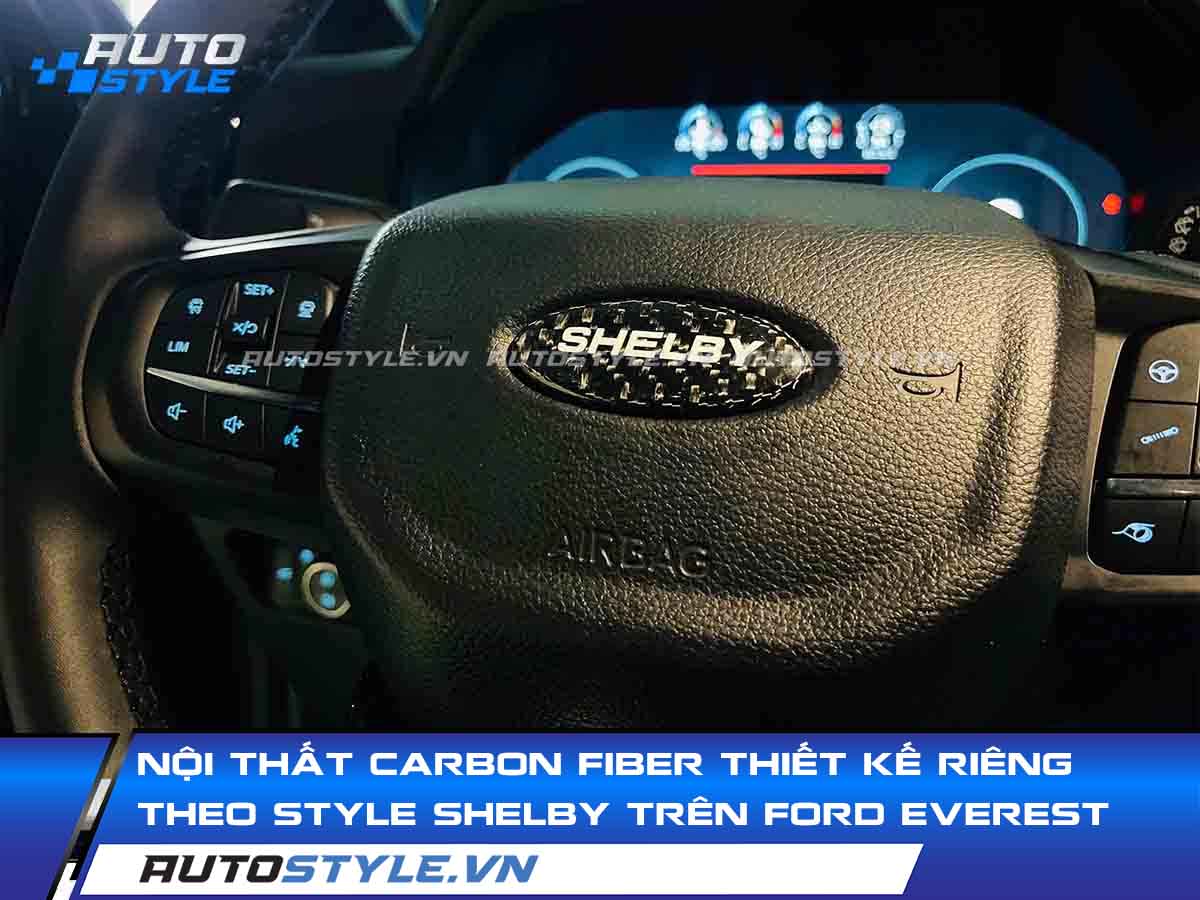 Nội Thất Carbon Fiber Thiết Kế Riêng Theo Style Shelby Trên Ford Everest