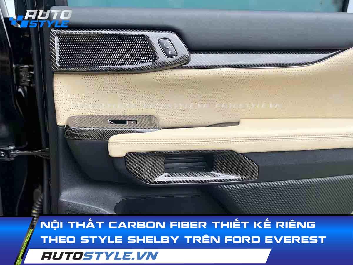 Nội Thất Carbon Fiber Thiết Kế Riêng Theo Style Shelby Trên Ford Everest