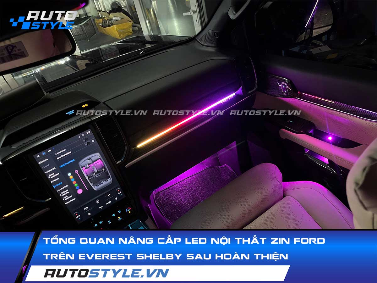 Review Đèn LED Nội Thất Zin Ford Everest Style Shelby
